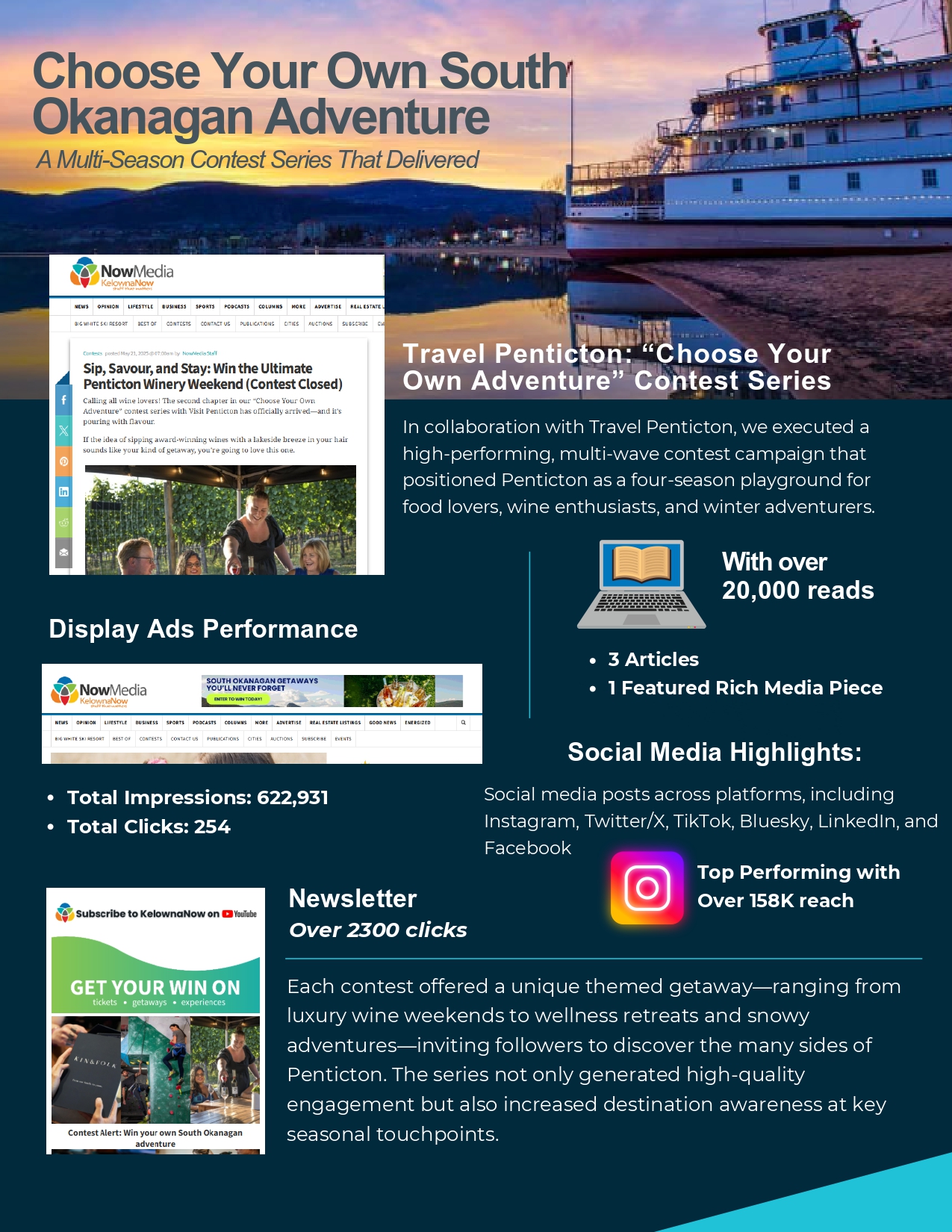 Travel Penticton: Choose Your Own Adventure Contest Series